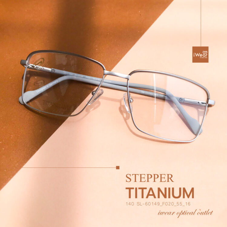 ร้านแว่นตา iWear กรอบแว่น Stepper titanium