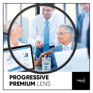 ร้านแว่นตา iWear progressive premium lens โปรเกรสซีฟสั่งขัดเฉพาะบุคคล